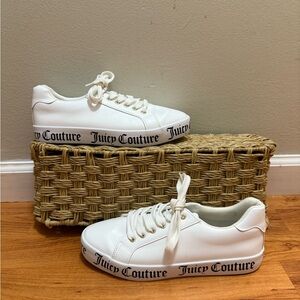 Juicy Couture Women's White Logo Sneakers